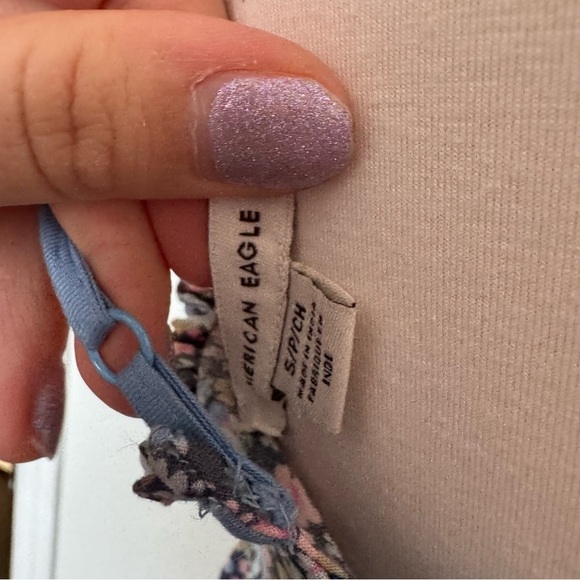 American eagle ditsy floral mini sundress cottagecore S - Picture 6 of 6